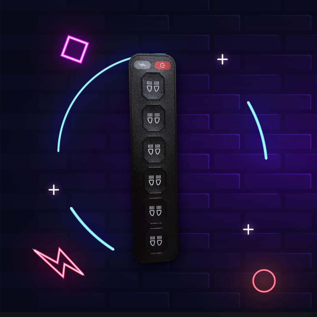 Pajformance solid state 6 gang remote control switch panel