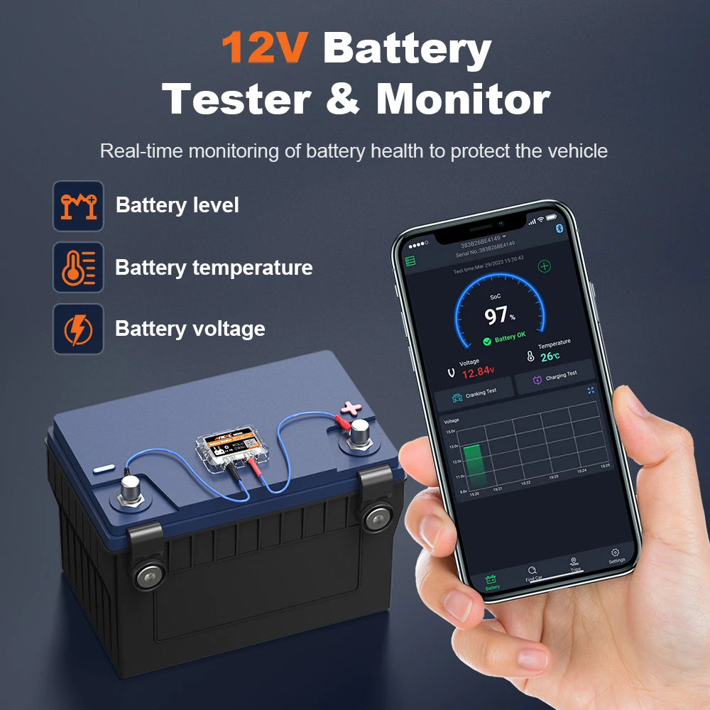 BM200 12V Battery Monitor Wireless Bluetooth
