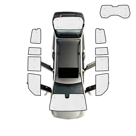 Full Coverage reflective solar shades