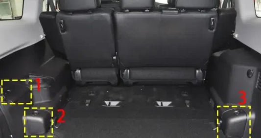 3rd seat pivot cover