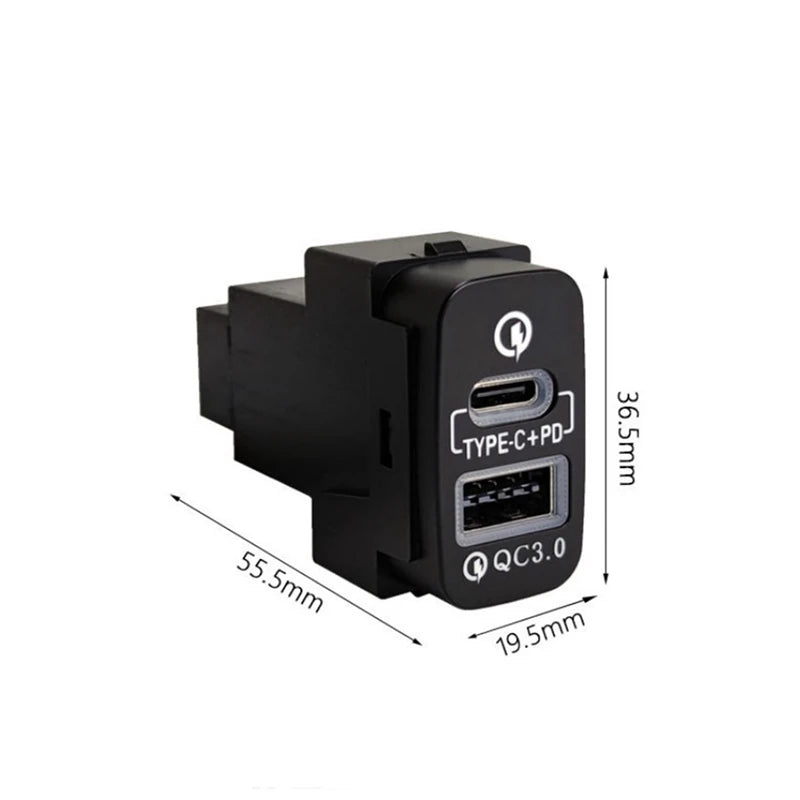 TYPE-C PD USB Interface Socket For Mitsubishi Pajero gen 3 4
