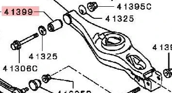 BUSHING, REAR SUSP LWR ARM