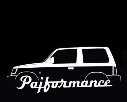 Pajero generation stickers