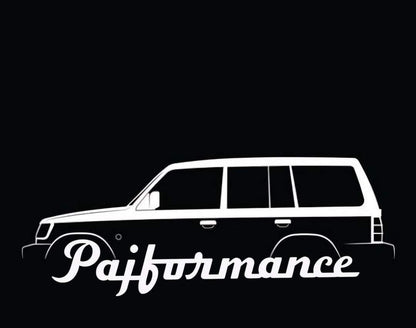 Pajero generation stickers