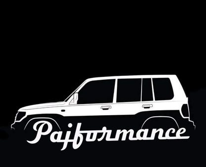 Pajero generation stickers