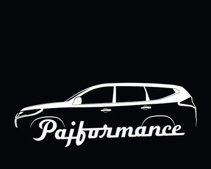 Pajero generation stickers