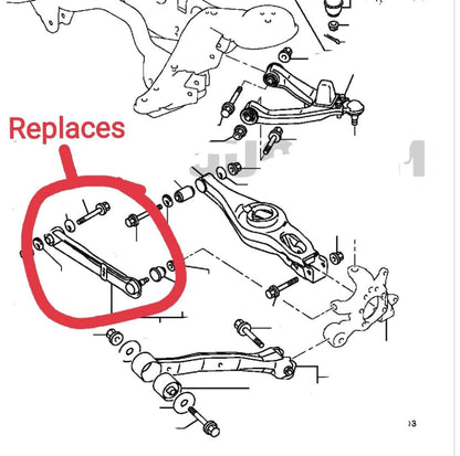 Adjustable Rear Toe arm Gen 3/4 Shogun Montero