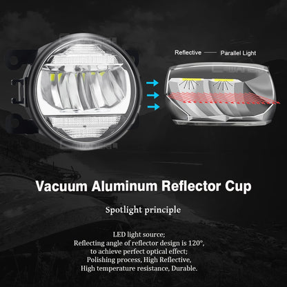 2in1 Fog Light + Daytime Running Light For Mitsubishi Pajero gen 4