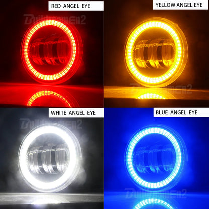 Pajero Angel Eye Fog Light. LED DRL Fog Light multi colour
