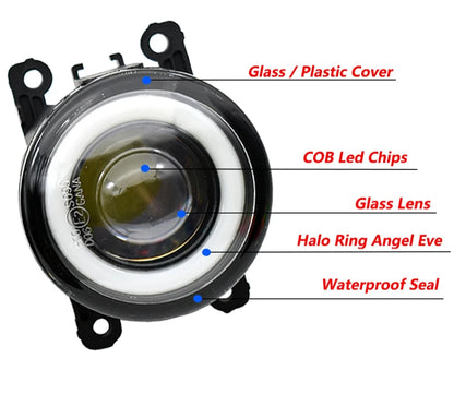 2in1 Fog Light + Daytime Running Light for Mitsubishi Pajero Fog light Assembly DRL H11