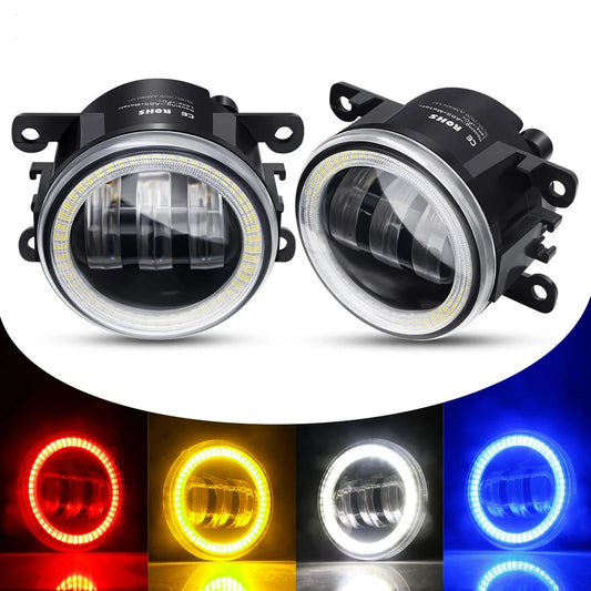 Pajero Angel Eye Fog Light. LED DRL Fog Light multi colour
