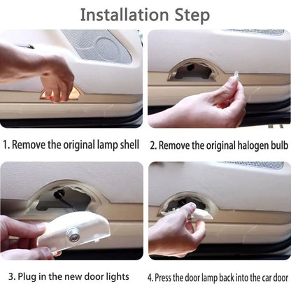 LED Car Door Welcome laser light Courtesy Light. Mitsubishi Pajero Montero