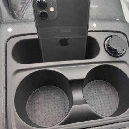 Pajero GEN 3 Deeper Pocket Cup Holder with Dual USB