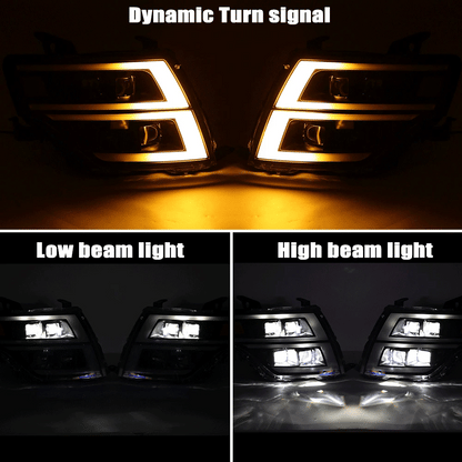 LED Headlight for Mitsubishi Pajero 2006-2021 Montero Dynamic Signal Animation DRL Accessories