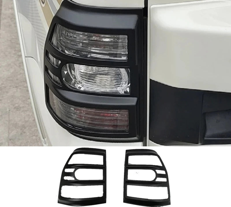 2pc Matte  Black or Silver tail light covers For Mitsubishi PAJERO V93/V97 2006 -2021