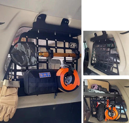 Rear Molle Storage Shelf Organizer