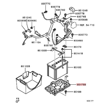 Battery Tray for Mitsubishi Montero Shogun Pajero Gen 3 Gen 4