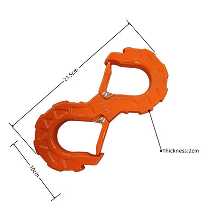 S-Shape Hook Quick recovery Shackle Trailer Winch Hook Offroad Towing Recovery 4X4 Winch Trailer Shackle